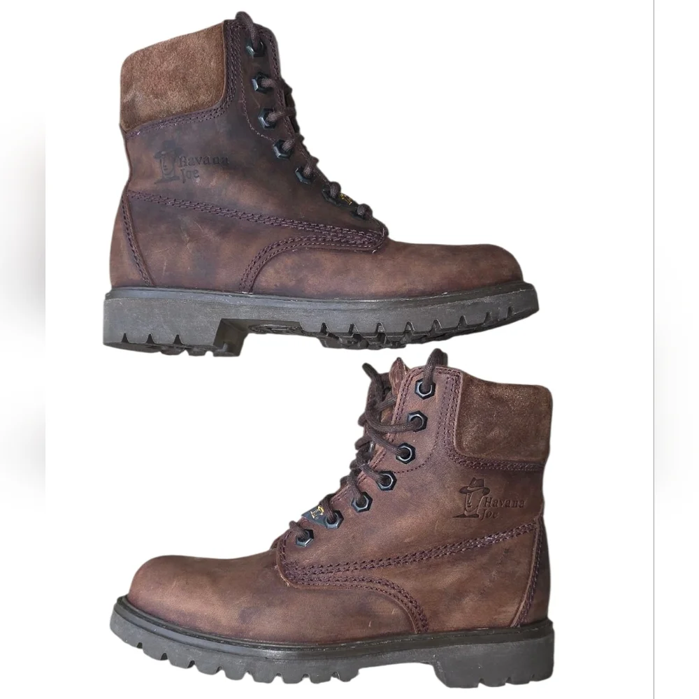 Havana Joe Brown Leather Boots - Picture 2 of 10